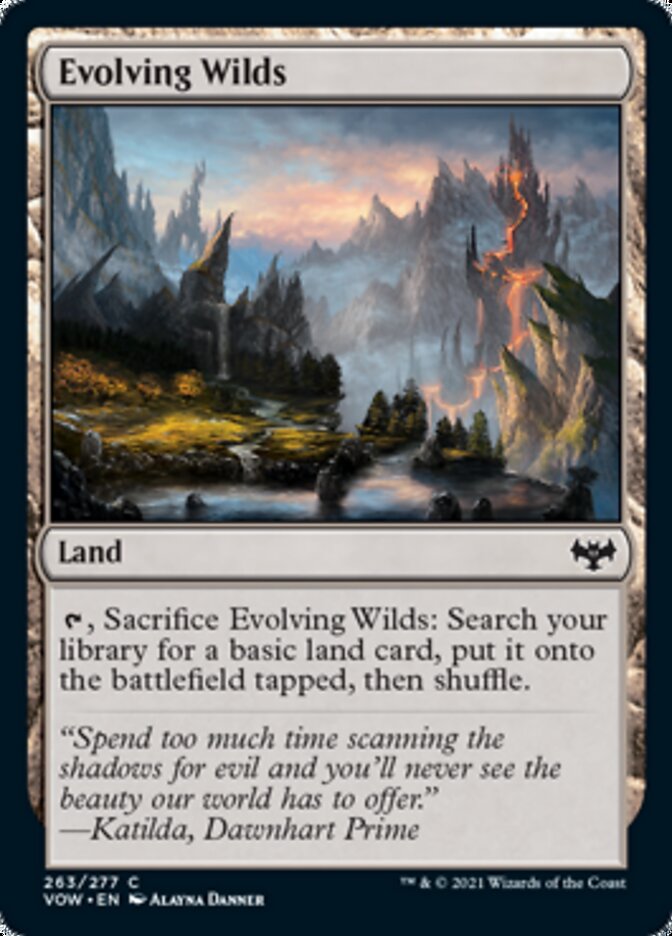 Evolving Wilds [Innistrad: Crimson Vow] | Exor Games Truro