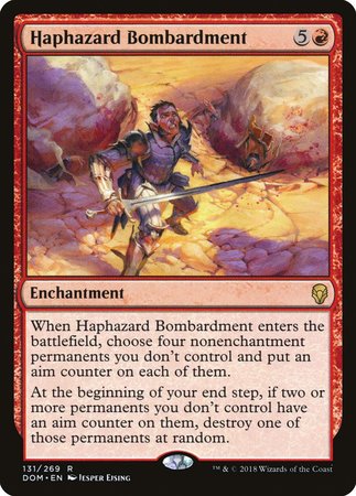 Haphazard Bombardment [Dominaria] | Exor Games Truro