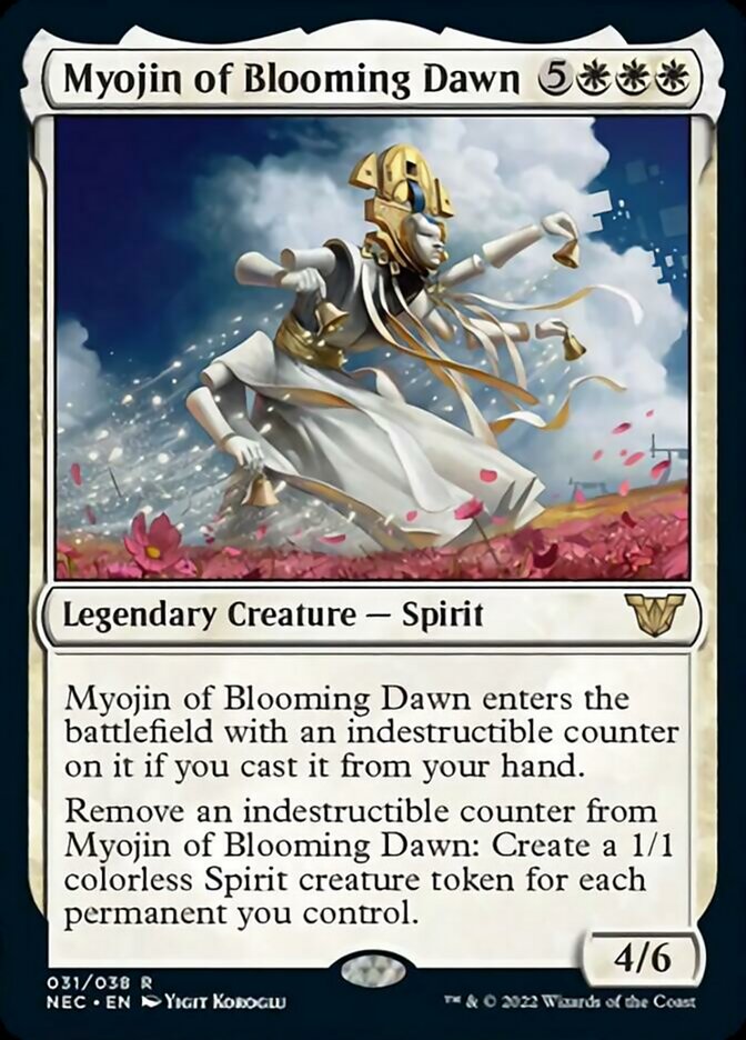 Myojin of Blooming Dawn [Kamigawa: Neon Dynasty Commander] | Exor Games Truro