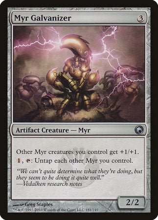 Myr Galvanizer [Scars of Mirrodin] | Exor Games Truro