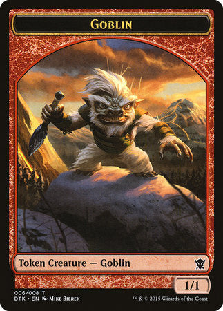 Goblin Token [Dragons of Tarkir Tokens] | Exor Games Truro