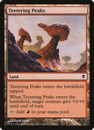 Teetering Peaks [Zendikar] | Exor Games Truro