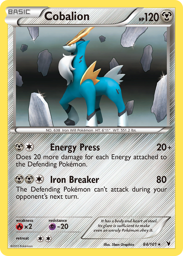 Cobalion (84/101) [Black & White: Noble Victories] | Exor Games Truro