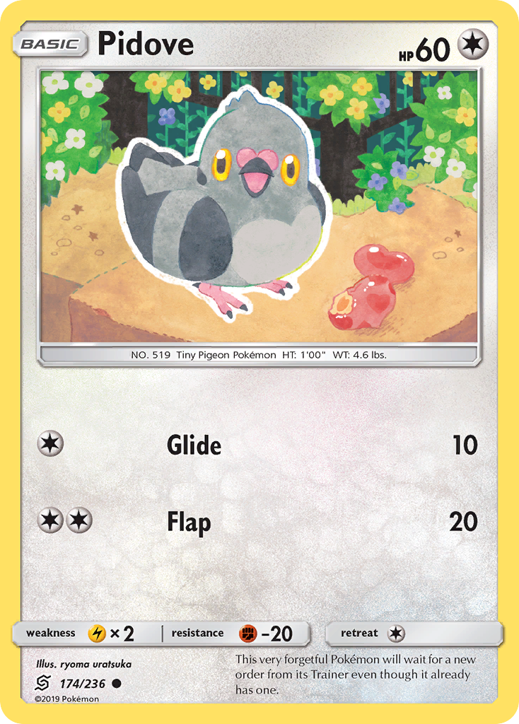 Pidove (174/236) [Sun & Moon: Unified Minds] | Exor Games Truro