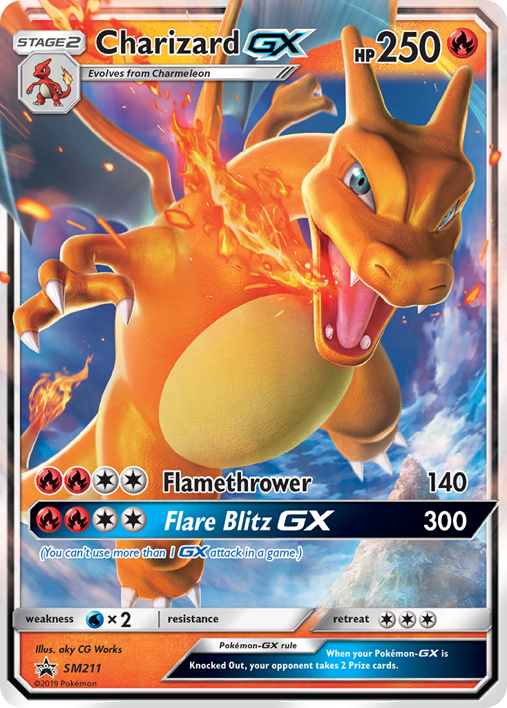 Charizard GX (SM211) [Sun & Moon: Black Star Promos] | Exor Games Truro