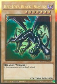 Red-Eyes Black Dragon [MAGO-EN003] Gold Rare | Exor Games Truro