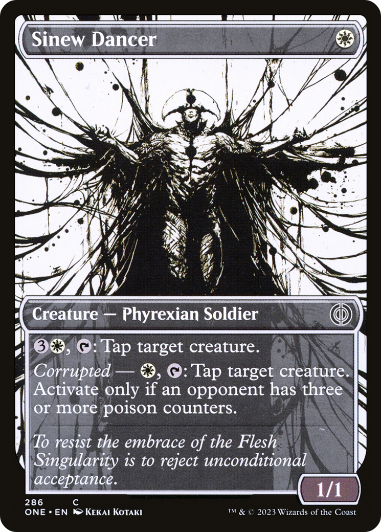 Sinew Dancer (Showcase Ichor) [Phyrexia: All Will Be One] | Exor Games Truro