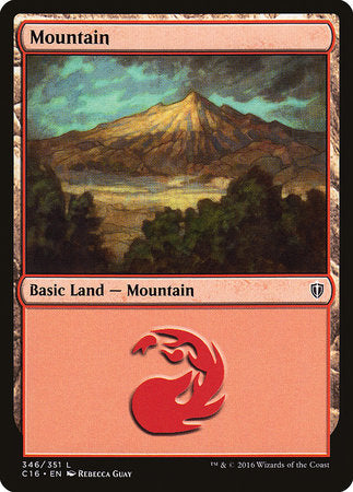 Mountain (346) [Commander 2016] | Exor Games Truro