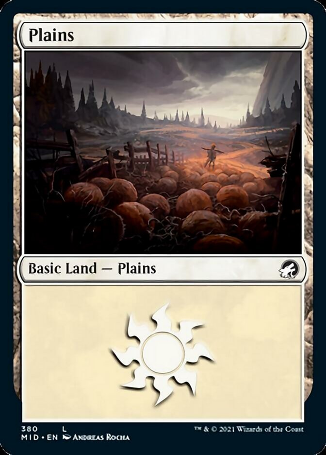 Plains (380) [Innistrad: Midnight Hunt] | Exor Games Truro