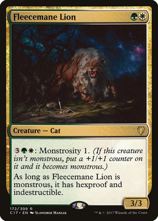 Fleecemane Lion [Commander 2017] | Exor Games Truro