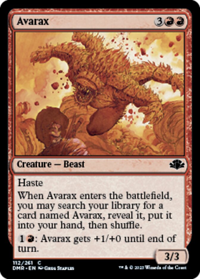 Avarax [Dominaria Remastered] | Exor Games Truro