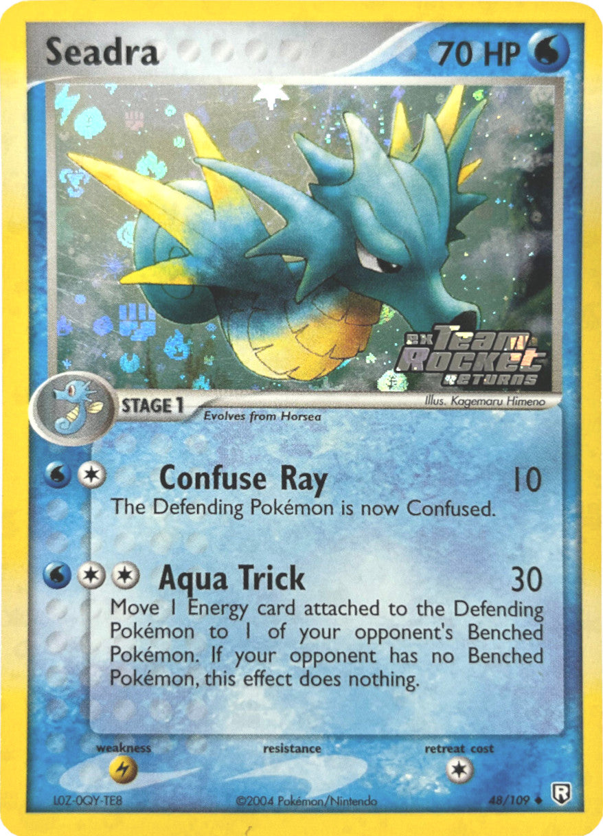 Seadra (48/109) (Stamped) [EX: Team Rocket Returns] | Exor Games Truro