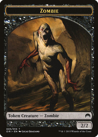 Zombie Token [Magic Origins Tokens] | Exor Games Truro