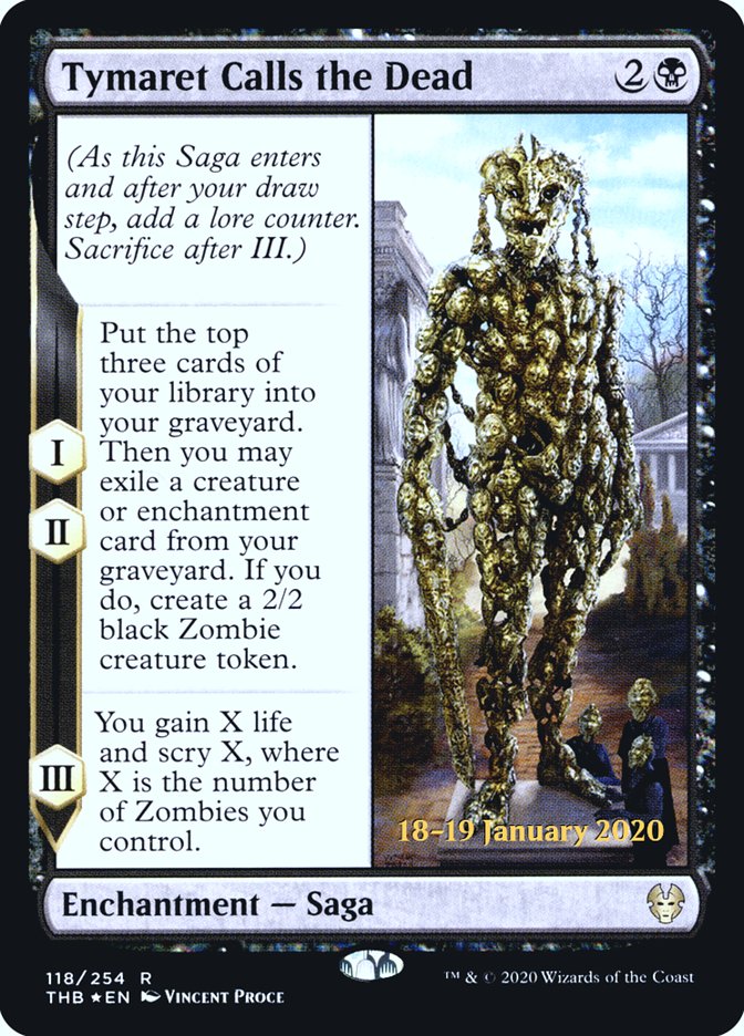 Tymaret Calls the Dead [Theros Beyond Death Prerelease Promos] | Exor Games Truro