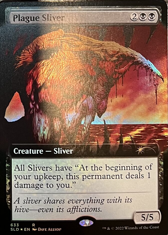 Plague Sliver (Extended Art) [Secret Lair Drop Promos] | Exor Games Truro