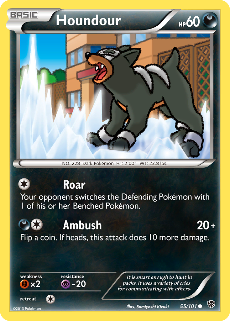 Houndour (55/101) [Black & White: Plasma Blast] | Exor Games Truro