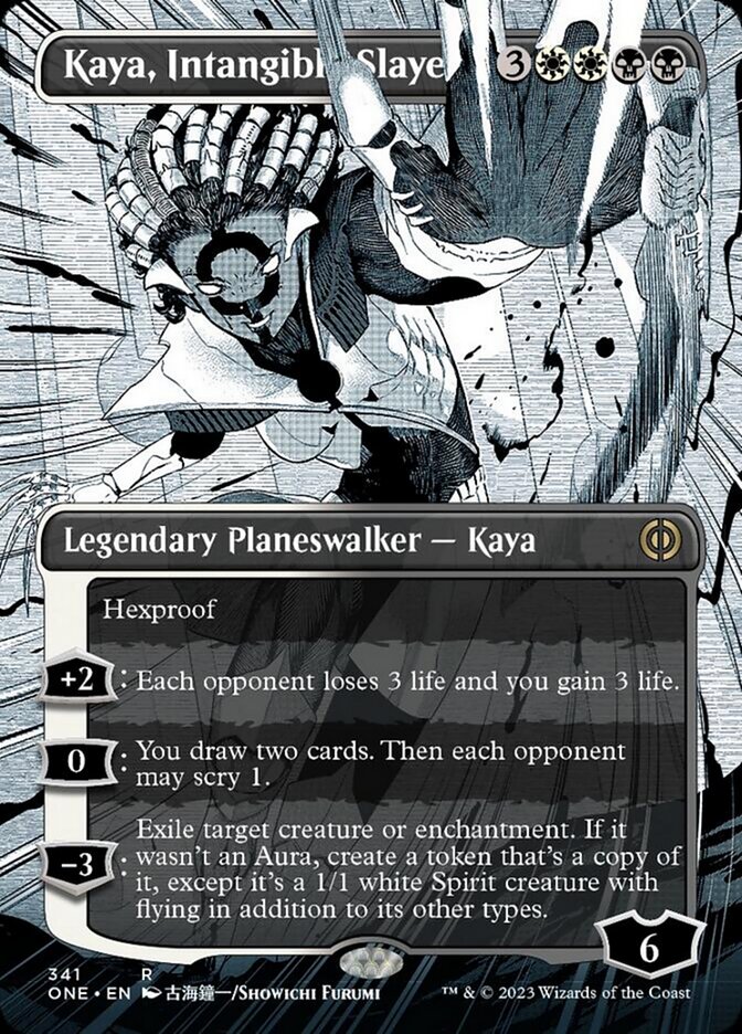 Kaya, Intangible Slayer (Borderless Manga) [Phyrexia: All Will Be One] | Exor Games Truro