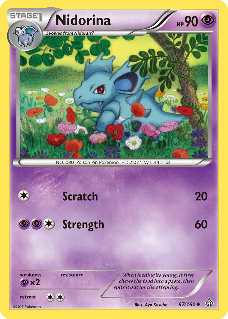 Nidorina (67/160) [XY: Primal Clash] | Exor Games Truro