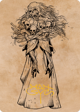 Myrkul, Lord of Bones Art Card (73) (Gold-Stamped Signature) [Commander Legends: Battle for Baldur's Gate Art Series] | Exor Games Truro