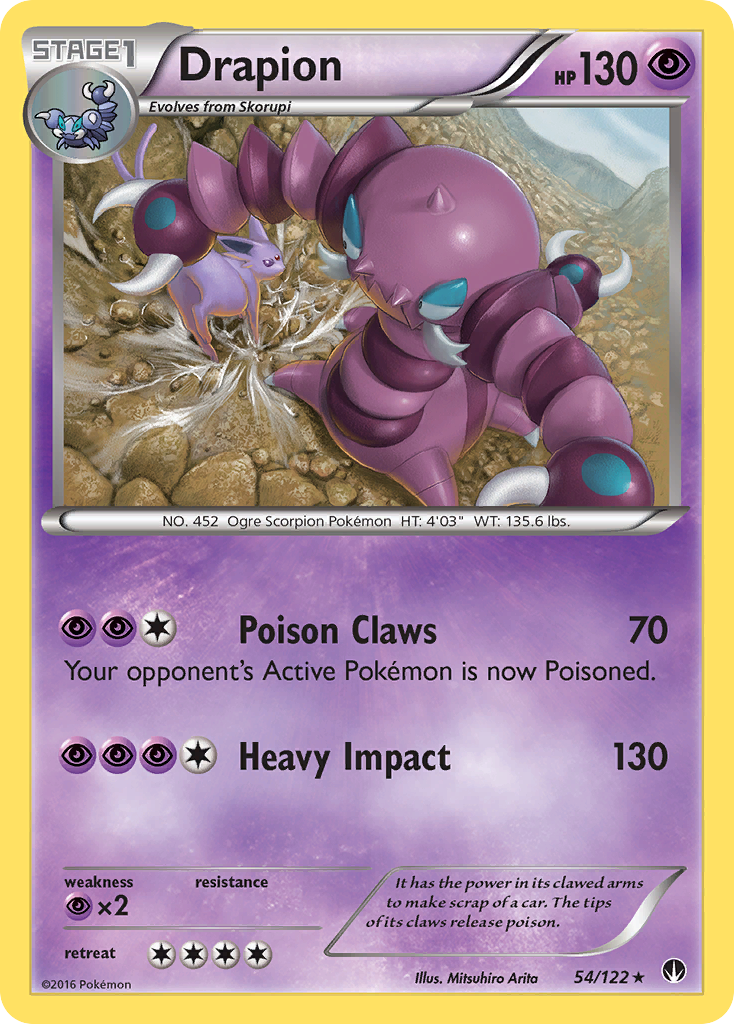 Drapion (54/122) [XY: BREAKpoint] | Exor Games Truro