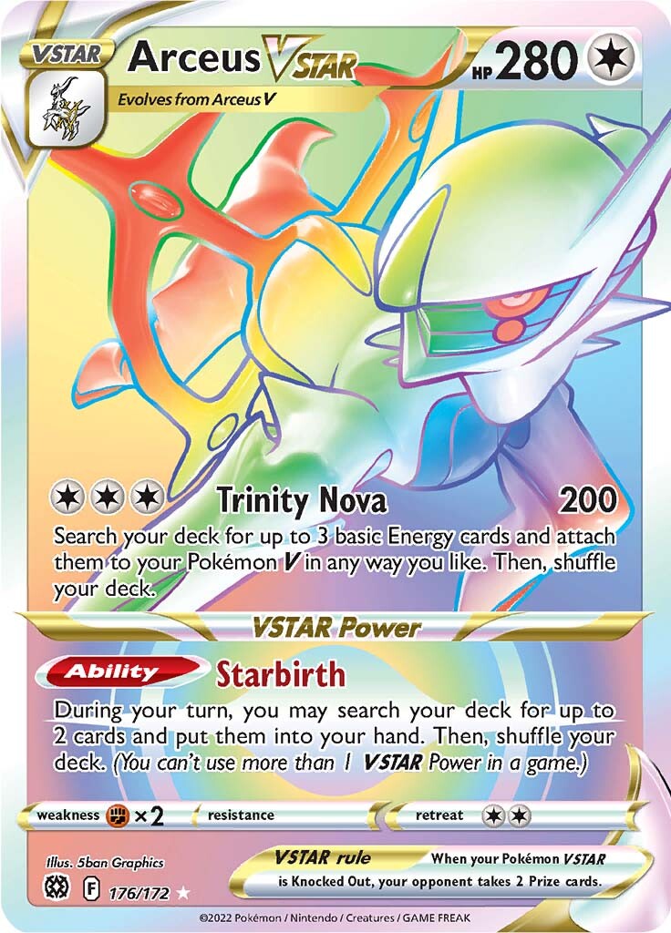 Arceus VSTAR (176/172) [Sword & Shield: Brilliant Stars] | Exor Games Truro