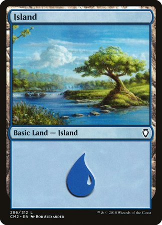 Island (286) [Commander Anthology Volume II] | Exor Games Truro