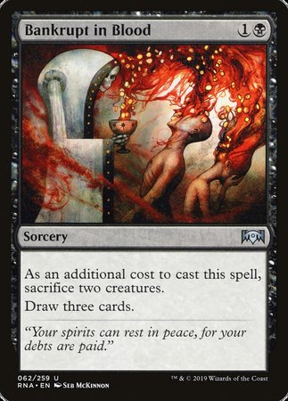 Bankrupt in Blood [Ravnica Allegiance] | Exor Games Truro