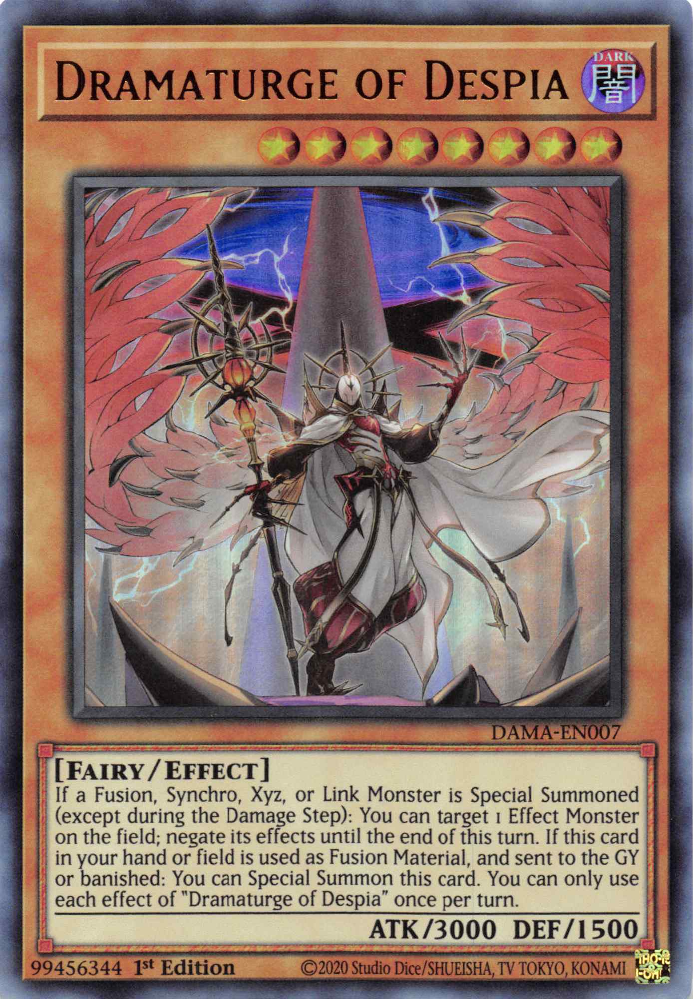 Dramaturge of Despia [DAMA-EN007] Ultra Rare | Exor Games Truro