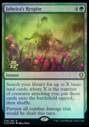 Jaheira's Respite [Commander Legends: Battle for Baldur's Gate Prerelease Promos] | Exor Games Truro