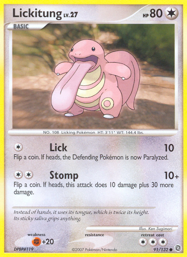 Lickitung (91/132) [Diamond & Pearl: Secret Wonders] | Exor Games Truro