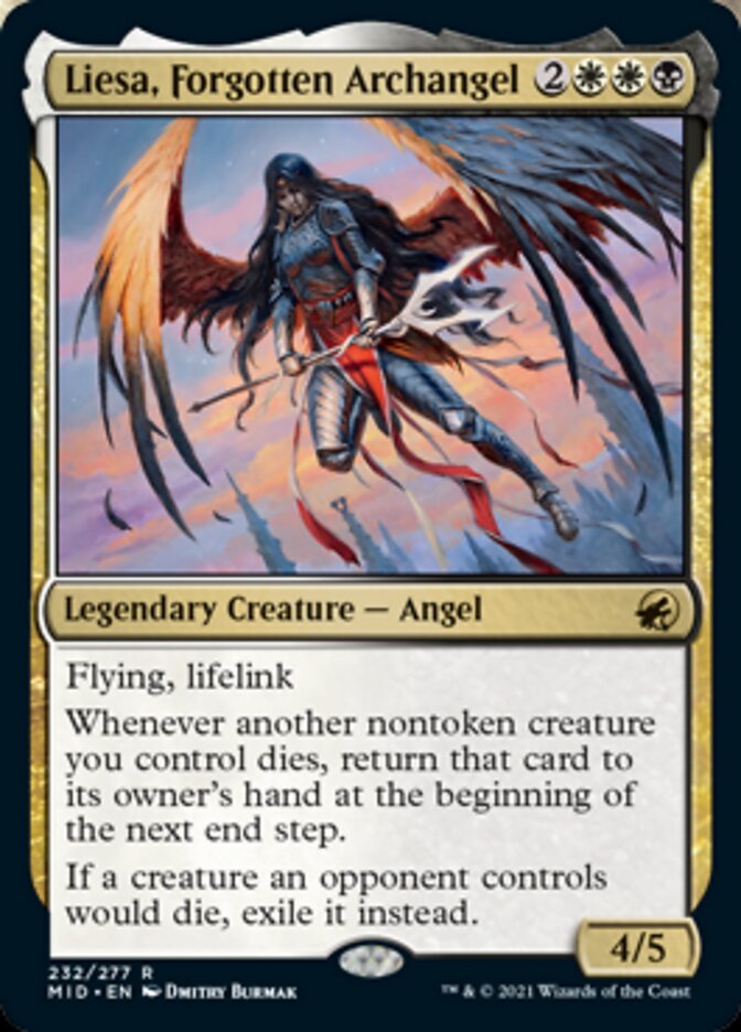 Liesa, Forgotten Archangel [Innistrad: Midnight Hunt] | Exor Games Truro