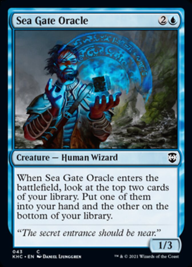 Sea Gate Oracle [Kaldheim Commander] | Exor Games Truro