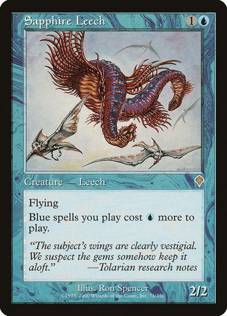 Sapphire Leech [Invasion] | Exor Games Truro