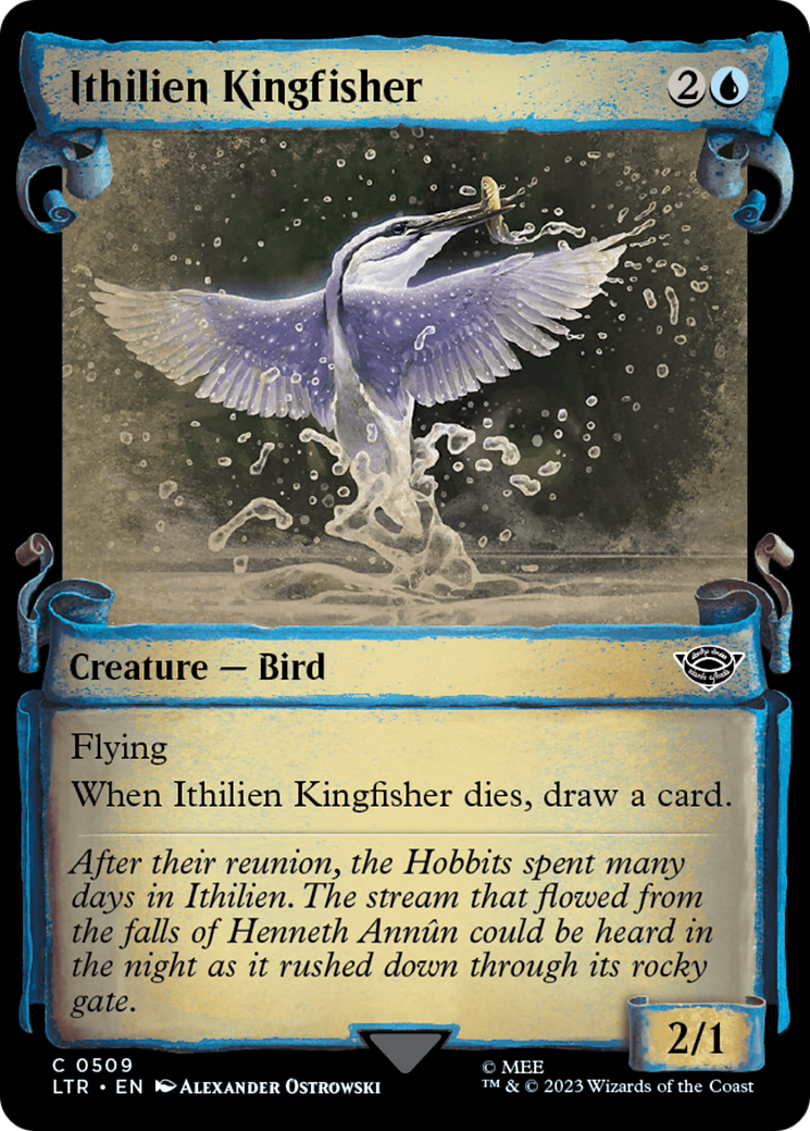 Ithilien Kingfisher [The Lord of the Rings: Tales of Middle-Earth Showcase Scrolls] | Exor Games Truro