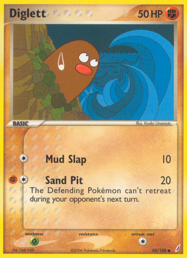 Diglett (50/100) [EX: Crystal Guardians] | Exor Games Truro