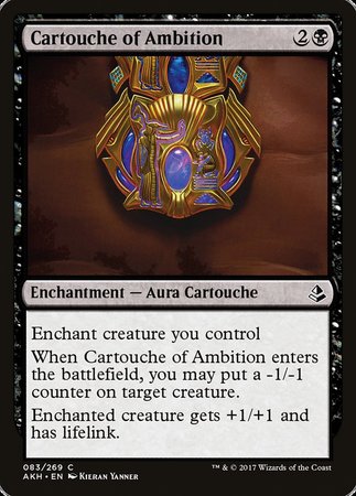 Cartouche of Ambition [Amonkhet] | Exor Games Truro