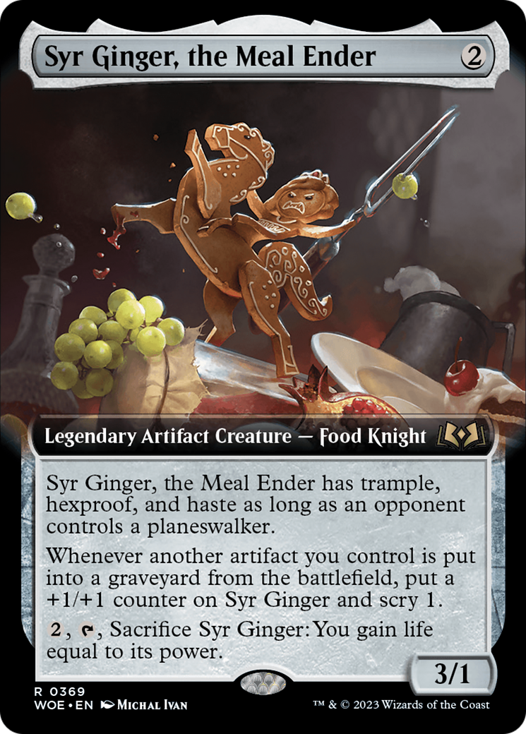 Syr Ginger, the Meal Ender (Extended Art) [Wilds of Eldraine] | Exor Games Truro