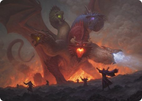 Tiamat Art Card [Dungeons & Dragons: Adventures in the Forgotten Realms Art Series] | Exor Games Truro