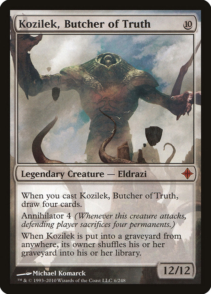 Kozilek, Butcher of Truth [Rise of the Eldrazi] | Exor Games Truro
