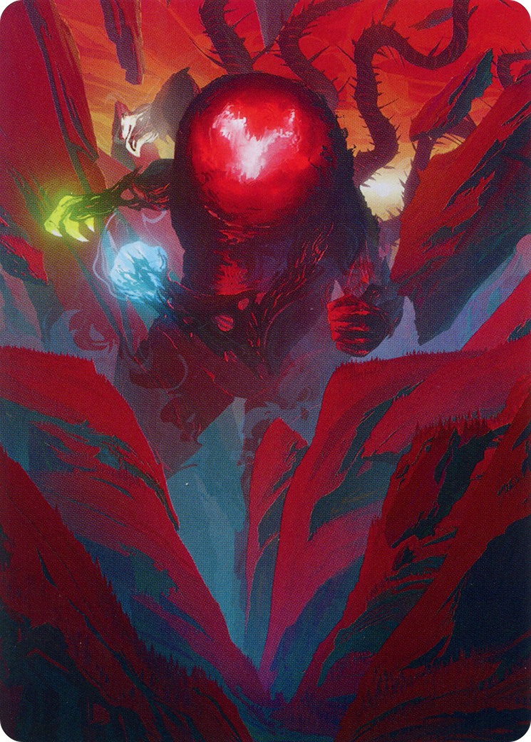 Omnath, Locus of All Art Card (62) [March of the Machine Art Series] | Exor Games Truro