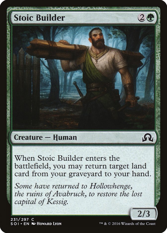 Stoic Builder [Shadows over Innistrad] | Exor Games Truro