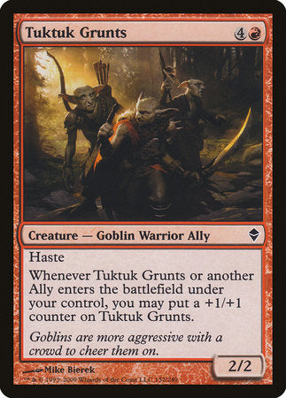 Tuktuk Grunts [Zendikar] | Exor Games Truro