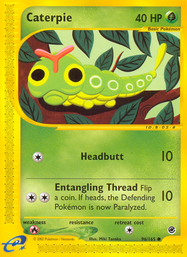 Caterpie (96/165) [Expedition: Base Set] | Exor Games Truro