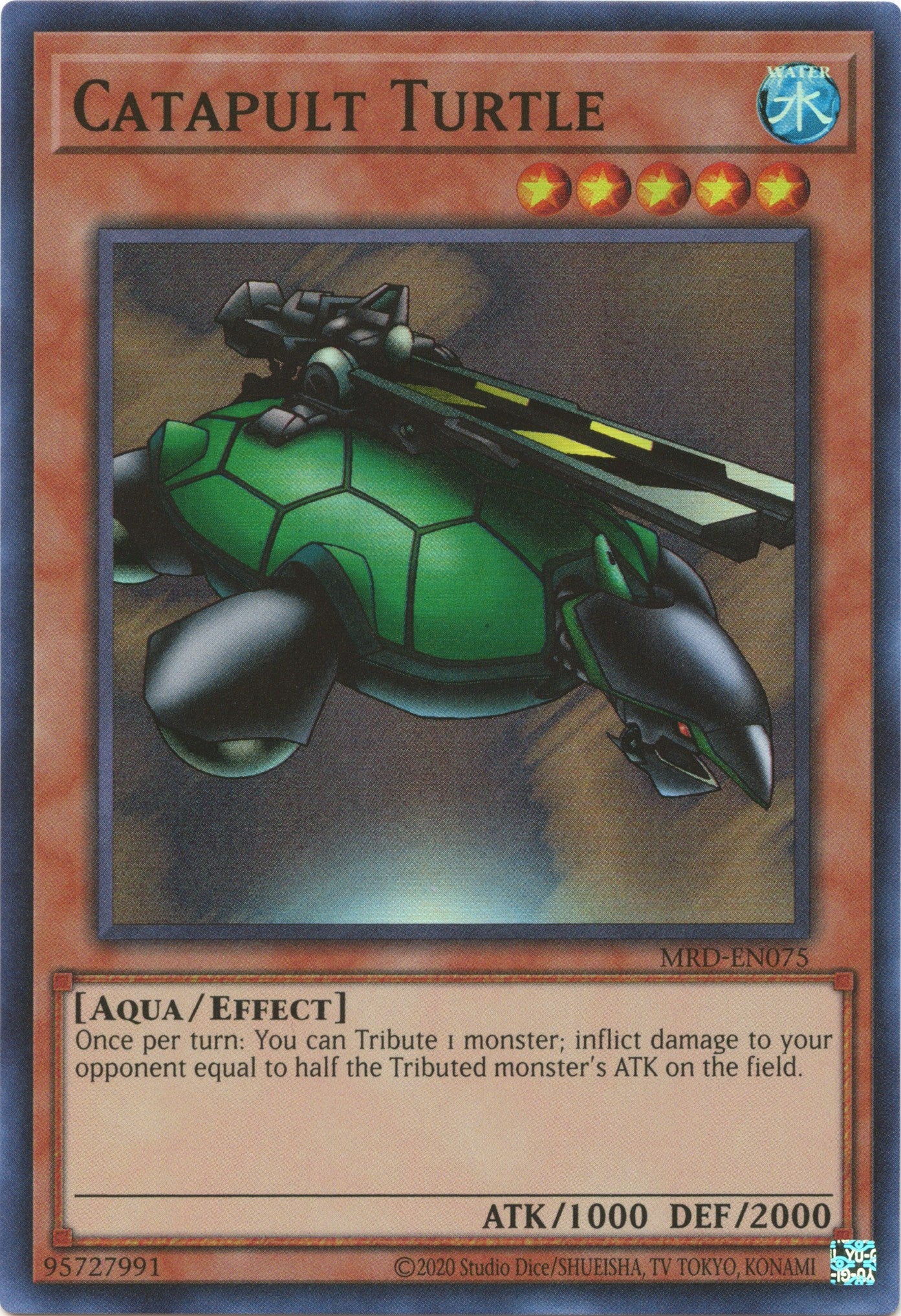 Catapult Turtle (25th Anniversary) [MRD-EN075] Super Rare | Exor Games Truro