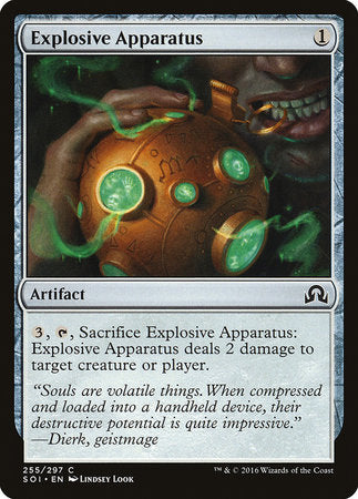 Explosive Apparatus [Shadows over Innistrad] | Exor Games Truro