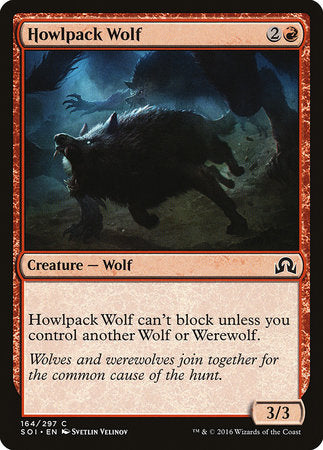 Howlpack Wolf [Shadows over Innistrad] | Exor Games Truro