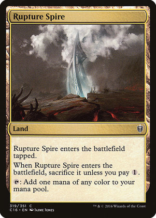 Rupture Spire [Commander 2016] | Exor Games Truro