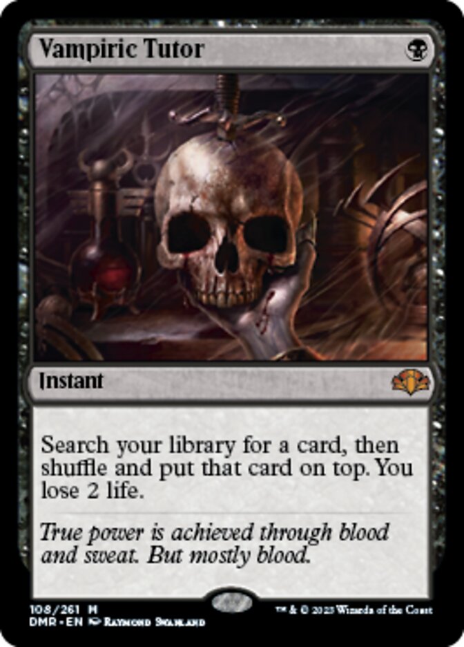 Vampiric Tutor [Dominaria Remastered] | Exor Games Truro