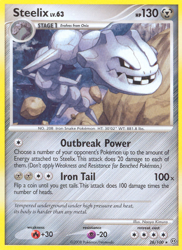Steelix (28/100) [Diamond & Pearl: Stormfront] | Exor Games Truro
