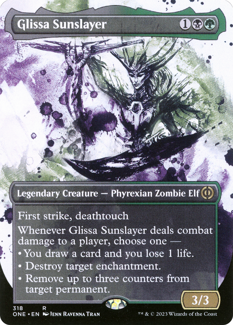 Glissa Sunslayer (Borderless Ichor) [Phyrexia: All Will Be One] | Exor Games Truro